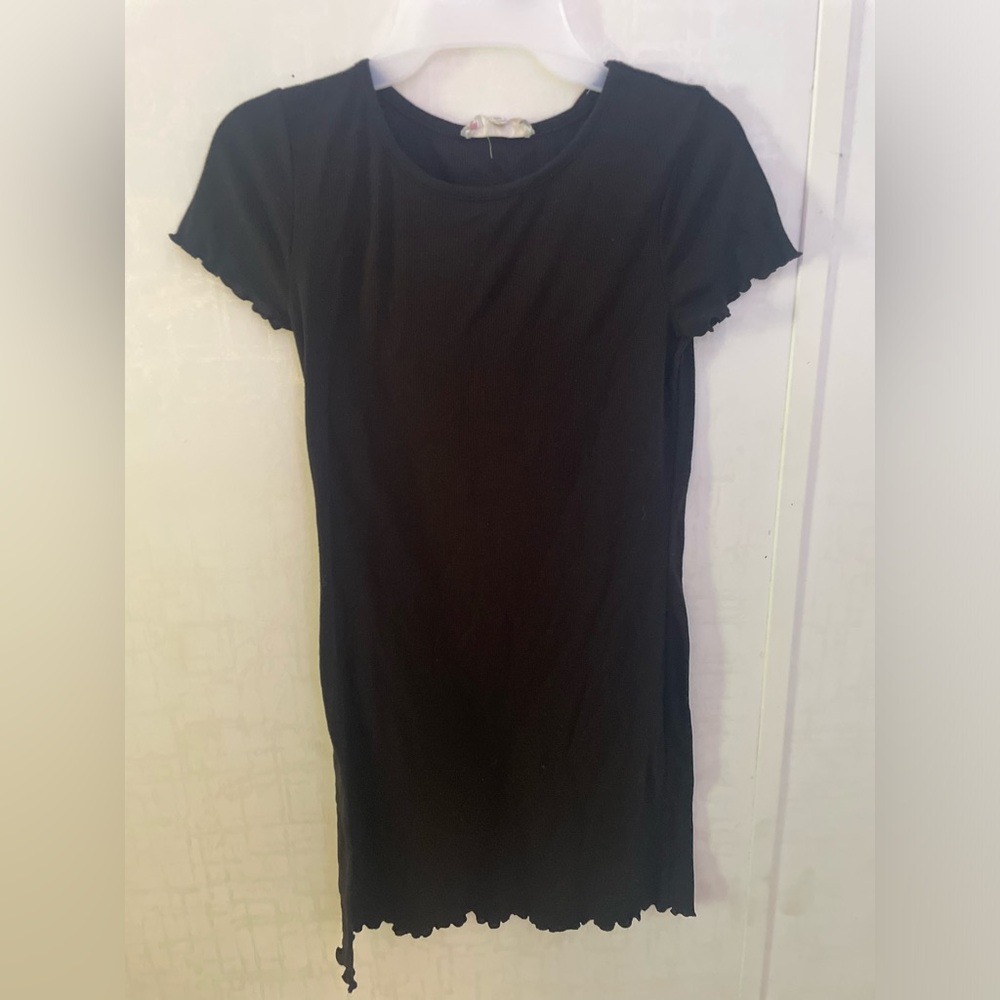 Black mini dress